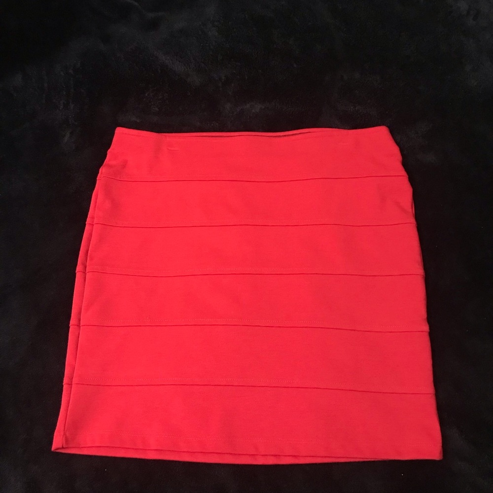 Red Pencil Skirt